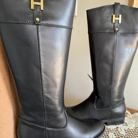 Tommy Hilfiger 'Shyenne' Riding Boot size 9 (Black) - Picture 2 of 10